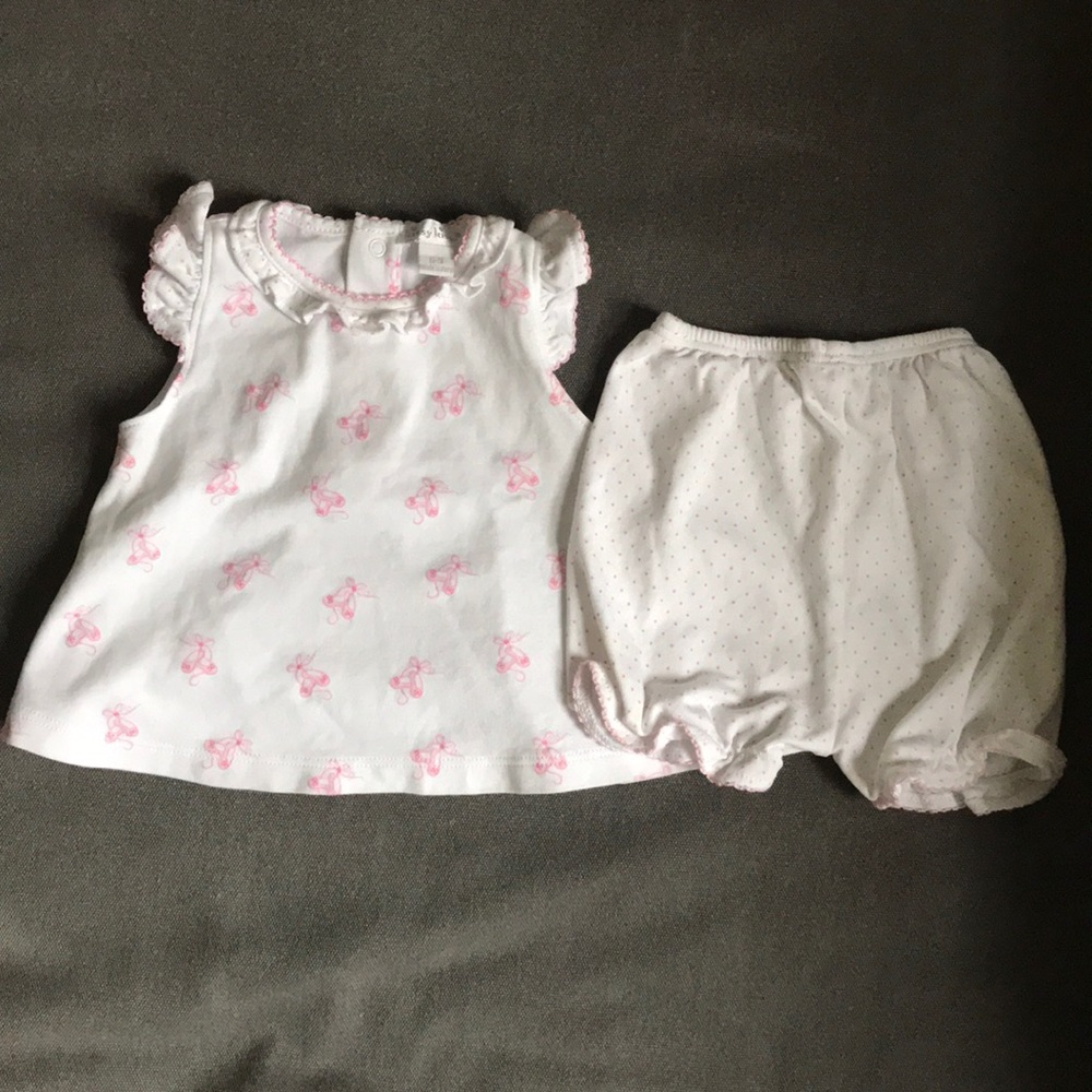 NWOT Kissy Kissy ballerina simmer set.